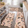 thumbnail image 2 of Black Cute Dachshund Dog and Wine Kitchen Rugs Sets Of 3,Kitchen Runner Rugs Non Skid Washable,Decorative Kitchen Floor Mats for Kitchen,Sink,Laundry,17"x30"+ 17"x47" + 17"x59", 2 of 6