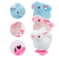 thumbnail image 3 of 3pcs Adorable Rabbit Plush Dolls Plush Rabbit Wind-up Toys Rabbit Plush Toys, 3 of 8