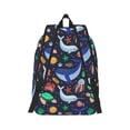 thumbnail image 6 of Rocae The Underwater World for Durable Canvas Backpack Leisure Large Bag Travel Rucksack Multi-function Backpack Medium, 6 of 8