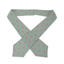 Unique Bargains 1 Pc Headband Versatile Ribbon Hairband for Women Gray Pink