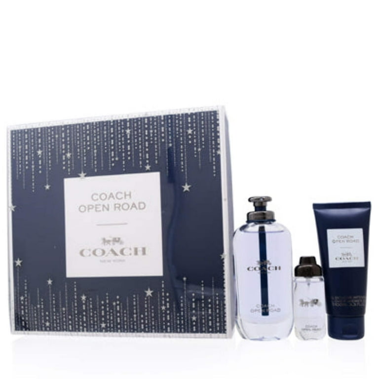 Coach Men's Open Road Fragrance - 3 Piece Perfume Gift Set with