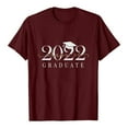 thumbnail image 1 of Pompotops T-Shirt Décontracté à Manches Courtes pour Femmes avec Imprimé Lettre, 1 of 6