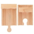 thumbnail image 4 of MOVTOTOP Wooden Train Track Pieces for DIY Toy Scene Beige Color Easy to Assemble Small Size, 4 of 7