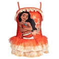 thumbnail image 3 of Tankini Naranja para Niñas Pequeñas Disney Moana con Falda 4T, 3 of 5