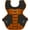Black/Orange, variant on Rawlings Velo Baseball Adult Chest Protector | Black/Graphite | Adult