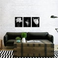 thumbnail image 4 of Hieng Black and White Flower Canvas Art Tulip Calla and Narcissus Picture Prints Floral Painting for Modern Wall Decor(only canvas), 4 of 6