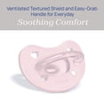 thumbnail image 5 of Chicco PhysioForma® One-Piece Silicone Pacifier, 0-6 Months, 2pk - Soft Pink, New, 5 of 10