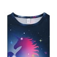 thumbnail image 6 of ATAIKU 3-8Y Toddler and Little Girl Pajamas Set Kids Long Sleeve Tee and Pants Unicorn Sleepwear Girls 2-Piece Jammies, 6 of 6