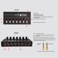 thumbnail image 5 of Mezclador de Audio Compacto de 6 Canales, Mezclador Estéreo de Alto Rendimiento y Ruido Ultrabajo para Guitarras, Bajos y Teclados, 5 of 5