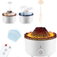 thumbnail image 1 of AEKAN Essential Oil Diffusers 560ML,Cool Mist Humidifier Remote Control Ultrasonic Diffuser Flame Volcano with Jellyfish Shaped Spray for Bedroom, Living Room, Office, Spa and Yoga Room, 1 of 8