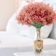 thumbnail image 2 of Ramas de flores artificiales de Gypsophila, toque Real, arreglo Floral para fiesta de boda, decoración del hogar (rosa), 6 uds., 2 of 5