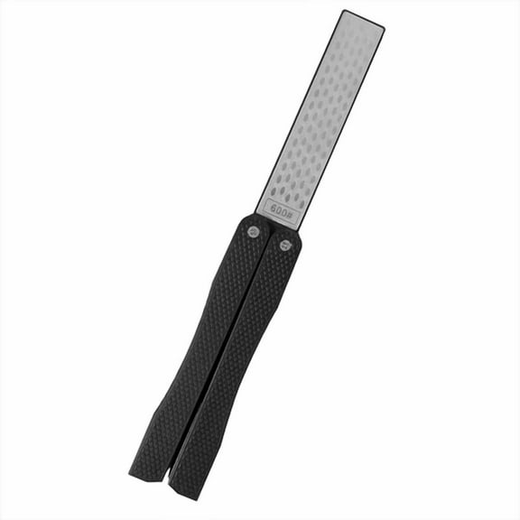 Folding Pocket Sharpener Diamond Knife Sharpener 400 And 600 Grit