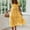 Yellow, variant on Jacenvly New Womens Summer Dresses Fashion Women Summer Casual-Neck Print Short Sleeve Loose Dress Quick Drying Trendy Formal Dresses for Women 2024 Black