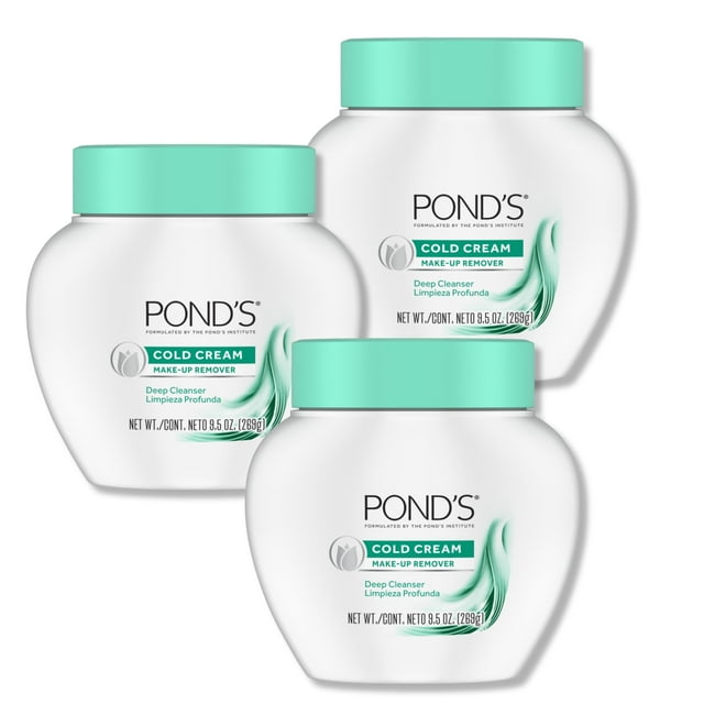 Crema facial POND'S Cold Cream Desmaquillante hidratante 270 ml x3