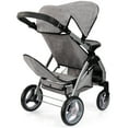 thumbnail image 2 of Twin Star Doll Stroller W/ Shoulder Bag, Grey, Pink, Butterfly, 2 of 6