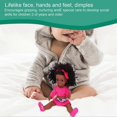 thumbnail image 3 of 14in Reborn Baby Doll African Black Girl Doll Lifelike Babies Girl Child Gift ToysQ14‑27, 3 of 4