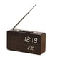 thumbnail image 1 of Radio despertador Leyfeng Madera Pantalla Digital, 1 of 8