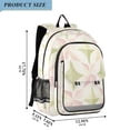 thumbnail image 2 of FORMRS Unisex School Backpack 17" Student Travel Bag with Laptop Compartment, Pastel Pink Geometric, 2 of 7