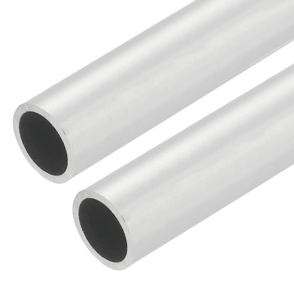 Uxcell 2 PCS 304 Stainless Steel Tubing, 5mm OD 1mm Wall Thickness 254mm Long Round Metal Pipe Steel Tube for Industrial Machinery