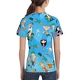 thumbnail image 6 of Youth Phineas And Ferb T Shirts 3D Printed Short Sleeve Tee Shirt for Boys Girls, 6 of 8