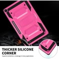 thumbnail image 4 of SOATUTO Tablet Case For Lenovo Chromebook Duet 5 Laptop 13.3" FHD Case with Shoulder Strap Kickstand Soft Silicone Hard Back Hybrid Armor Cover For Lenovo Duet Chromebook Case Duet 5 13 inch - Pink, 4 of 6