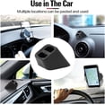 thumbnail image 3 of 2 Pack Car Dashboard Stand Stick-on Base Mount Stand to Anywhere (Dummy Air Vent Outlet Simulator) for Table Phone Holder Bracket Desktop Wireless Charger Magnetic Clip GPS Cradle Clamp, 3 of 7