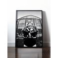 thumbnail image 1 of Impresión de póster musical, decoración de estudio de música, decoración familiar de música hip hop, decoración del hogar, póster de Tupac, blanco y negro,, 1 of 1