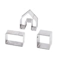 thumbnail image 2 of SPRING PARK 6Pcs Stainless Steel Frame Pastry Biscuit Cookie Cutter Cake Fondant Pancake Cutters Mold, 2 of 7