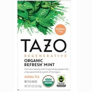 TAZO Tea Bag Refresh Mint 16 Count