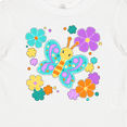 thumbnail image 4 of Inktastic Cute Butterfly and Flowers Boys or Girls Baby T-Shirt, 4 of 5