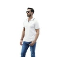 thumbnail image 4 of Iceglad Men's Knit Polo Shirts Cotton Short Sleeve Casual Collared Vintage Shirts Classic Fit Soft Shirts, 4 of 13