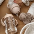 thumbnail image 3 of noüka Soft Spout Tritan Sippy Cup | Leak Proof and Easy Grip | Removable Handles | Sunrise, 3 of 7