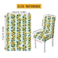 thumbnail image 7 of TSOVTHRID Sunflower Stripe Print 5 Pcs Tablecloth and Chair Covers Set, Stretchable Washable Spandex Table Cover with Elastic Dining Chair Slipcovers for Home Banquet Party, 7 of 7