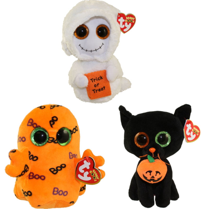 TY BEANIE BOOS GHOULIE candy topper   Halloween 