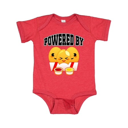 

Inktastic Powered by Chicken Nuggets Gift Baby Boy or Baby Girl Bodysuit