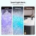 thumbnail image 5 of EUHOMY Countertop Nugget Ice Maker, 40 lbs/24H, Self-Cleaning, Smart App, Chewable Ice, Black, 5 of 12