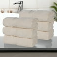 thumbnail image 2 of Superior Zero Twist Cotton Hand Towel Set of 6, Ivory, 2 of 11