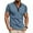 Sky Blue-02, variant on LIBRCLO Henley Shirts for Men Short Sleeve Casual Slim Fit Shirts Fashion Crew Neck Tops