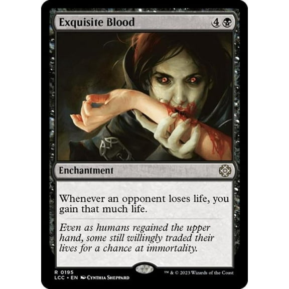 Magic the Gathering - Commander: The Lost Caverns of Ixalan - Exquisite Blood Near Mint