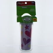 Playtex Travel Time Pink Hearts Twist'n Click Spill Proof Cup BPA Free