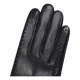 thumbnail image 2 of Guantes De Piel Negros Para Mujer Térmicos Y Suaves, 2 of 6