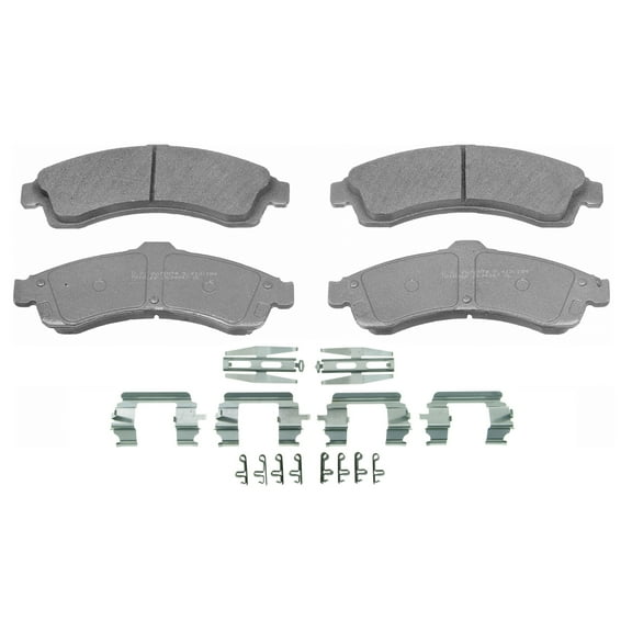 Wagner ThermoQuiet MX882 Semi-Metallic Disc Brake Pad Set Fits select: 2002-2005 CHEVROLET TRAILBLAZER, 2002-2005 GMC ENVOY
