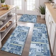 thumbnail image 2 of Pioneer Flower Floral Print Pattern Kitchen Rugs Sets Of 3,Kitchen Runner Rugs Non Skid Washable,Decorative Kitchen Floor Mats for Kitchen,Sink,Laundry,17X30 Inch + 17X47 Inch + 17X59 Inch, 2 of 6