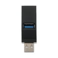 thumbnail image 1 of Miangastore Multiple Usb Ports Adapter USB Hub Black ABS 1Pack 2.2x1x0.8in, 1 of 8