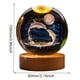 thumbnail image 3 of Bola de cristal LED, luz nocturna, bola de cristal animal, carga USB para decoración artística, 3 of 6