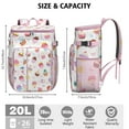 thumbnail image 3 of Cooler Backpack Insulated Backpack Cooler for Men & Women,Ice Cream Lunch Backpack for Road Trips, 3 of 6