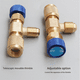 thumbnail image 5 of Válvula de CA R410 Junta de Llenado de 1/4 Pulgada Válvula de Refrigerante de A/C Reparación de Aire Acondicionado y Adaptador de Seguridad de Fluoruro C, 5 of 5