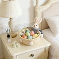 thumbnail image 5 of Tarmeek Easter Bunny Candy Storage Basket Decoration, Easter Basket Tabletop Centerpieces Candy Bowl Container Dish for Holiday Party Home Decor Easter Decorations Indoor, 5 of 6
