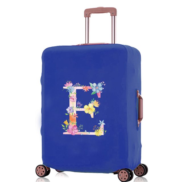 Luggage Covers Travel Accessories Suitcase Cover Protector Reusable Washable 18-32inch Pink Letter Printed Pattern Series 8pink E M