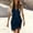 *Navy, variant on ClodeEU Women's Sleeveless V Neck Button Bodycon Mini Dress,Solid Club Pencil Dress with Pocket Beige,Women's Plus L
